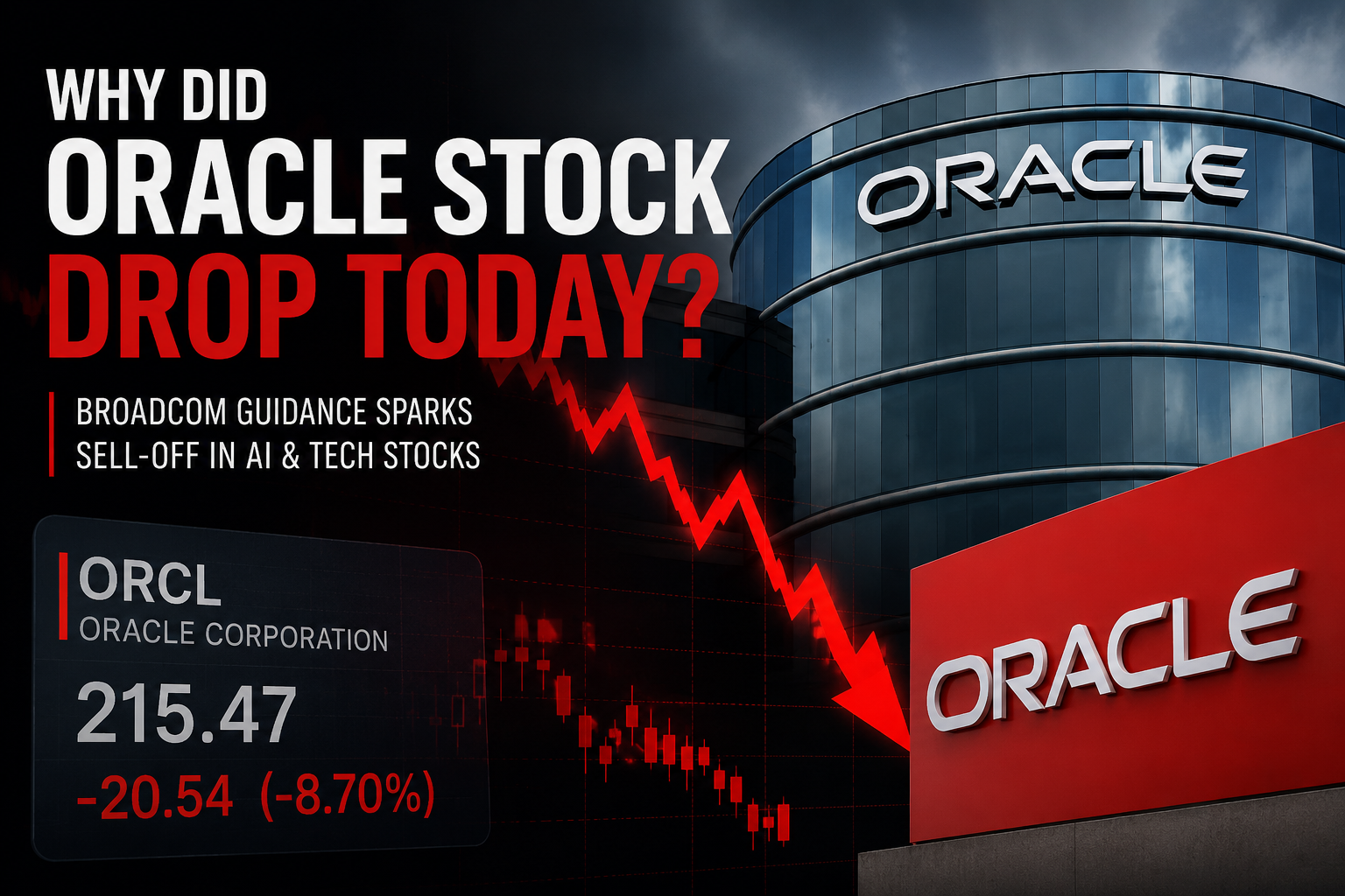 Why Oracle Stock Dropped Today